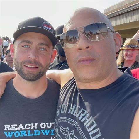 paul walker's son vin diesel